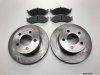 2 x Front Brake Disc & Pads for Jeep Grand Cherokee ZJ 1993-1998 BRK/ZJ/003A